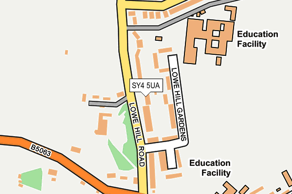 SY4 5UA map - OS OpenMap – Local (Ordnance Survey) SY4 5UA map - OS OpenMap – Local (Ordnance Survey)