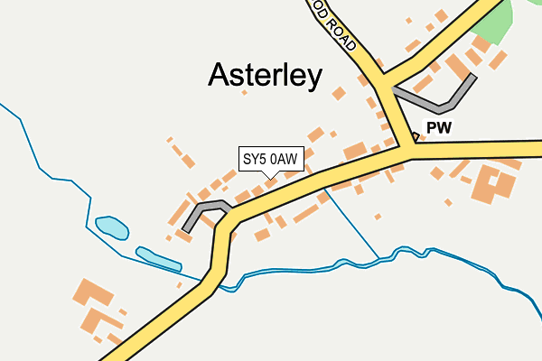 SY5 0AW map - OS OpenMap – Local (Ordnance Survey) SY5 0AW map - OS OpenMap – Local (Ordnance Survey)