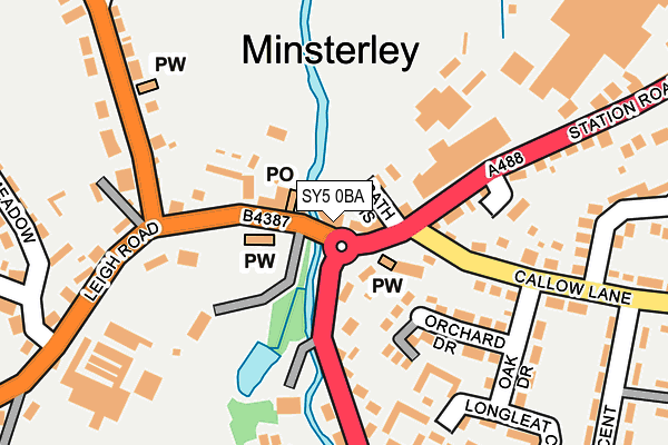 SY5 0BA map - OS OpenMap – Local (Ordnance Survey) SY5 0BA map - OS OpenMap – Local (Ordnance Survey)