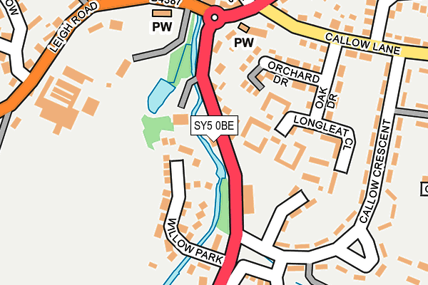 SY5 0BE maps, stats, and open data