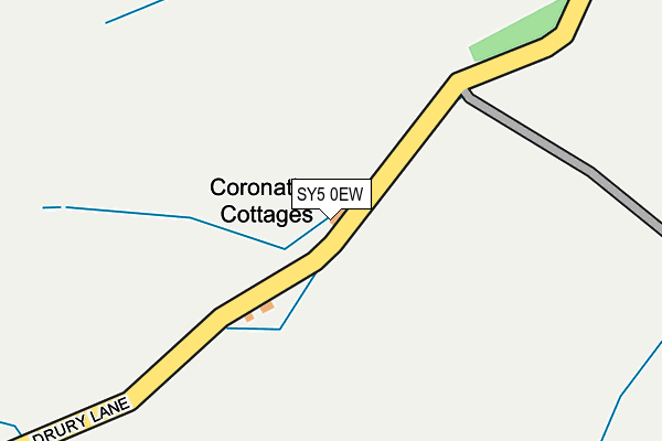 SY5 0EW map - OS OpenMap – Local (Ordnance Survey) SY5 0EW map - OS OpenMap – Local (Ordnance Survey)