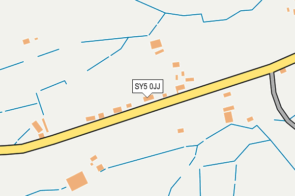 SY5 0JJ map - OS OpenMap – Local (Ordnance Survey) SY5 0JJ map - OS OpenMap – Local (Ordnance Survey)
