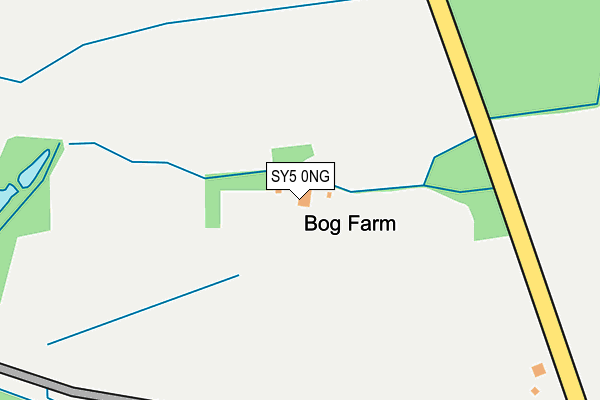SY5 0NG map - OS OpenMap – Local (Ordnance Survey) SY5 0NG map - OS OpenMap – Local (Ordnance Survey)