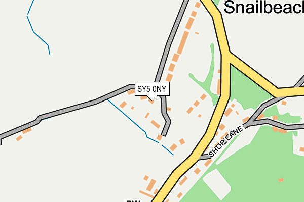 SY5 0NY map - OS OpenMap – Local (Ordnance Survey) SY5 0NY map - OS OpenMap – Local (Ordnance Survey)
