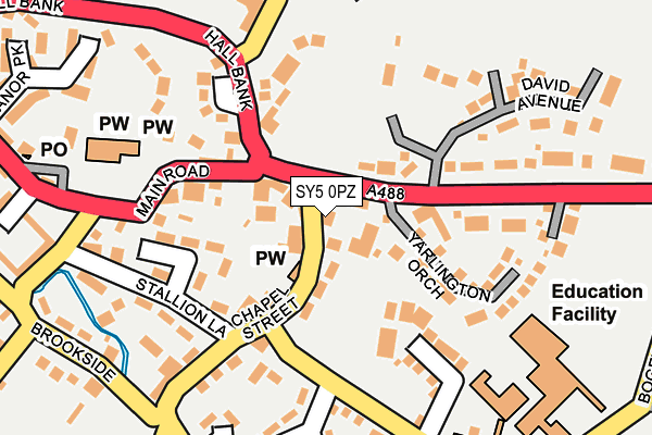 SY5 0PZ map - OS OpenMap – Local (Ordnance Survey) SY5 0PZ map - OS OpenMap – Local (Ordnance Survey)