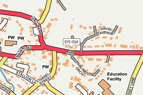 SY5 0QA map - OS OpenMap – Local (Ordnance Survey) SY5 0QA map - OS OpenMap – Local (Ordnance Survey)