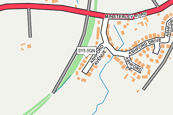SY5 0QN map - OS OpenMap – Local (Ordnance Survey) SY5 0QN map - OS OpenMap – Local (Ordnance Survey)
