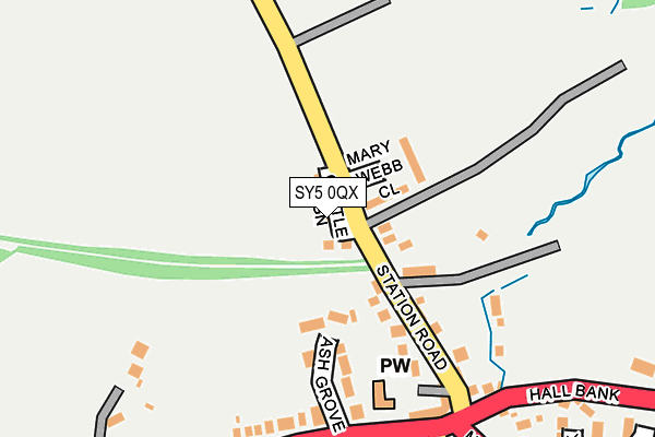 SY5 0QX map - OS OpenMap – Local (Ordnance Survey) SY5 0QX map - OS OpenMap – Local (Ordnance Survey)