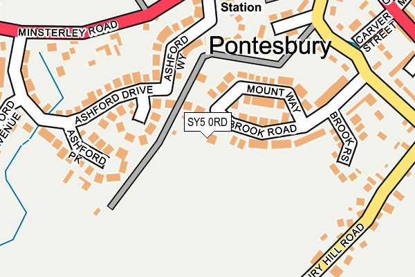 SY5 0RD map - OS OpenMap – Local (Ordnance Survey) SY5 0RD map - OS OpenMap – Local (Ordnance Survey)