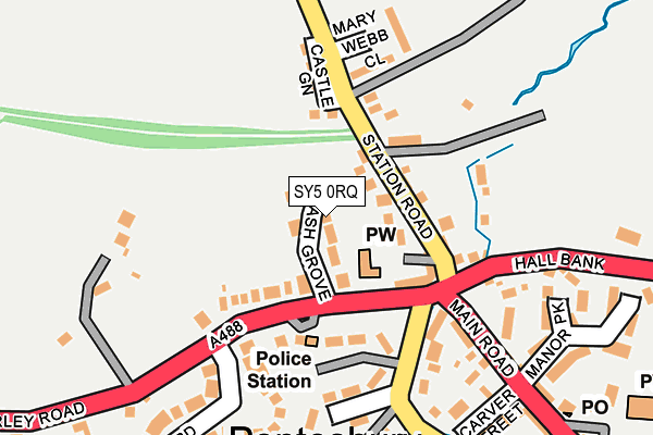 SY5 0RQ map - OS OpenMap – Local (Ordnance Survey) SY5 0RQ map - OS OpenMap – Local (Ordnance Survey)