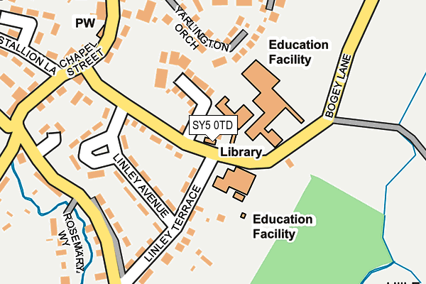 SY5 0TD map - OS OpenMap – Local (Ordnance Survey) SY5 0TD map - OS OpenMap – Local (Ordnance Survey)
