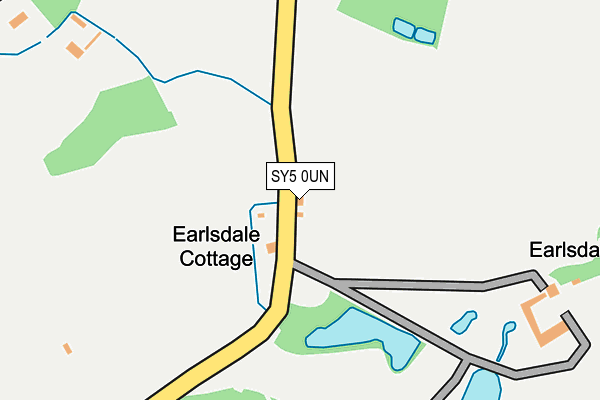 SY5 0UN map - OS OpenMap – Local (Ordnance Survey) SY5 0UN map - OS OpenMap – Local (Ordnance Survey)