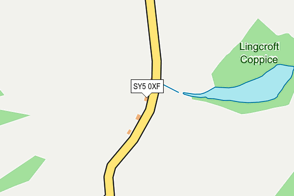 SY5 0XF map - OS OpenMap – Local (Ordnance Survey) SY5 0XF map - OS OpenMap – Local (Ordnance Survey)
