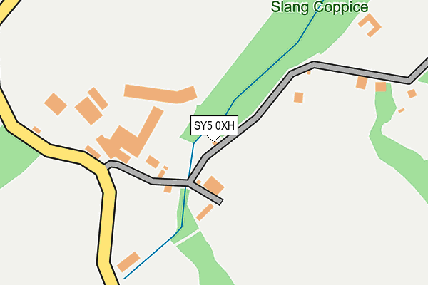 SY5 0XH map - OS OpenMap – Local (Ordnance Survey) SY5 0XH map - OS OpenMap – Local (Ordnance Survey)