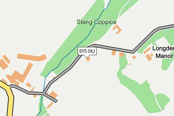 SY5 0XJ map - OS OpenMap – Local (Ordnance Survey) SY5 0XJ map - OS OpenMap – Local (Ordnance Survey)