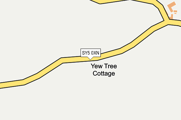 SY5 0XN map - OS OpenMap – Local (Ordnance Survey) SY5 0XN map - OS OpenMap – Local (Ordnance Survey)