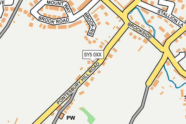 SY5 0XX map - OS OpenMap – Local (Ordnance Survey) SY5 0XX map - OS OpenMap – Local (Ordnance Survey)