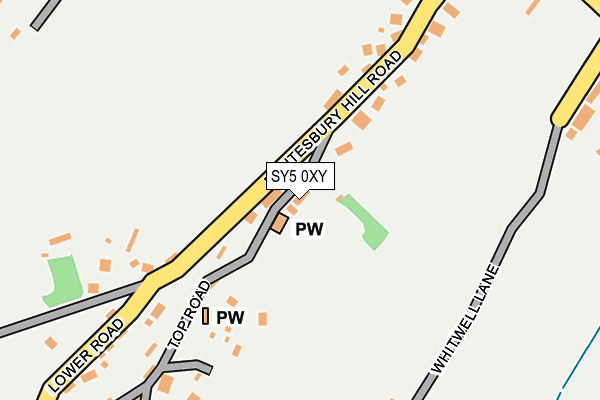SY5 0XY map - OS OpenMap – Local (Ordnance Survey) SY5 0XY map - OS OpenMap – Local (Ordnance Survey)