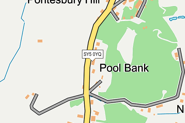 SY5 0YQ map - OS OpenMap – Local (Ordnance Survey) SY5 0YQ map - OS OpenMap – Local (Ordnance Survey)