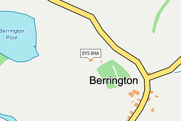 SY5 6HA map - OS OpenMap – Local (Ordnance Survey) SY5 6HA map - OS OpenMap – Local (Ordnance Survey)