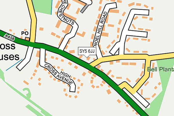 SY5 6JJ map - OS OpenMap – Local (Ordnance Survey) SY5 6JJ map - OS OpenMap – Local (Ordnance Survey)