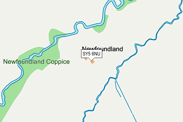 SY5 6NU map - OS OpenMap – Local (Ordnance Survey) SY5 6NU map - OS OpenMap – Local (Ordnance Survey)
