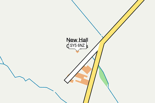 SY5 6NZ map - OS OpenMap – Local (Ordnance Survey) SY5 6NZ map - OS OpenMap – Local (Ordnance Survey)