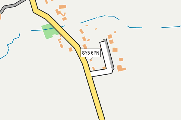 SY5 6PN map - OS OpenMap – Local (Ordnance Survey) SY5 6PN map - OS OpenMap – Local (Ordnance Survey)