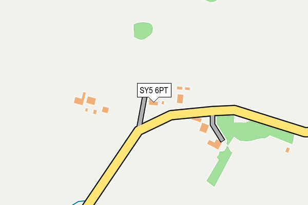 SY5 6PT map - OS OpenMap – Local (Ordnance Survey)