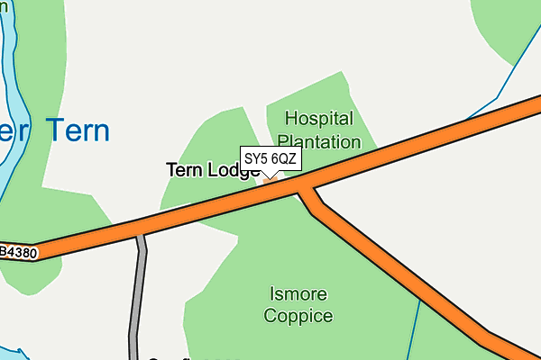 SY5 6QZ map - OS OpenMap – Local (Ordnance Survey) SY5 6QZ map - OS OpenMap – Local (Ordnance Survey)