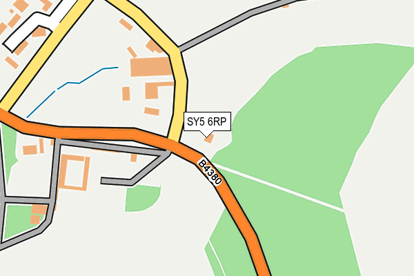 SY5 6RP map - OS OpenMap – Local (Ordnance Survey)