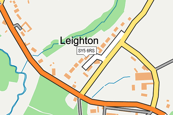SY5 6RS map - OS OpenMap – Local (Ordnance Survey) SY5 6RS map - OS OpenMap – Local (Ordnance Survey)