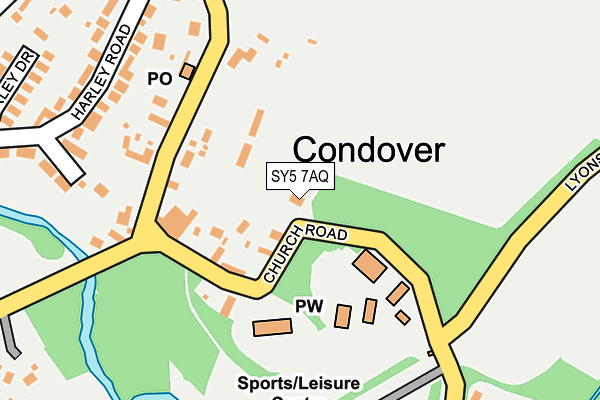 SY5 7AQ map - OS OpenMap – Local (Ordnance Survey) SY5 7AQ map - OS OpenMap – Local (Ordnance Survey)