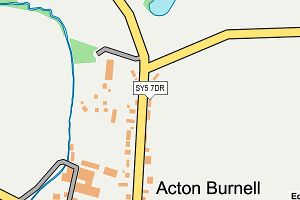 SY5 7DR map - OS OpenMap – Local (Ordnance Survey) SY5 7DR map - OS OpenMap – Local (Ordnance Survey)