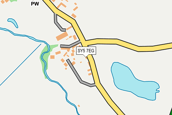 SY5 7EG map - OS OpenMap – Local (Ordnance Survey) SY5 7EG map - OS OpenMap – Local (Ordnance Survey)
