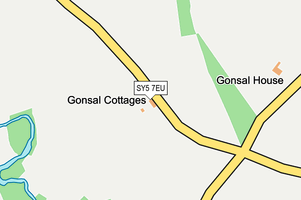 SY5 7EU map - OS OpenMap – Local (Ordnance Survey) SY5 7EU map - OS OpenMap – Local (Ordnance Survey)