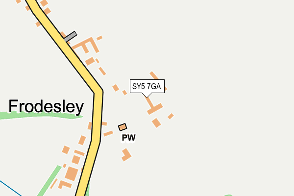 SY5 7GA map - OS OpenMap – Local (Ordnance Survey) SY5 7GA map - OS OpenMap – Local (Ordnance Survey)