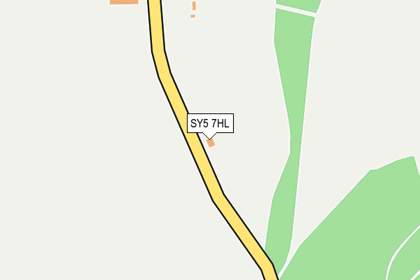 SY5 7HL map - OS OpenMap – Local (Ordnance Survey) SY5 7HL map - OS OpenMap – Local (Ordnance Survey)