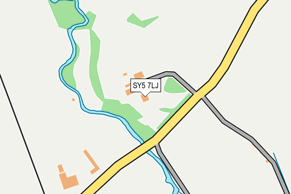 SY5 7LJ map - OS OpenMap – Local (Ordnance Survey) SY5 7LJ map - OS OpenMap – Local (Ordnance Survey)