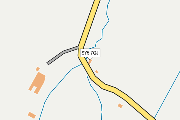 SY5 7QJ map - OS OpenMap – Local (Ordnance Survey) SY5 7QJ map - OS OpenMap – Local (Ordnance Survey)