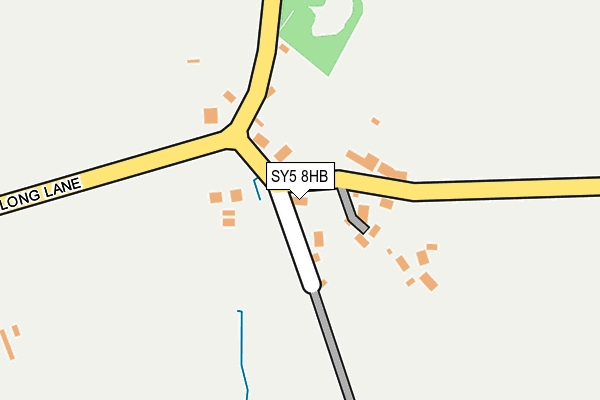SY5 8HB map - OS OpenMap – Local (Ordnance Survey) SY5 8HB map - OS OpenMap – Local (Ordnance Survey)