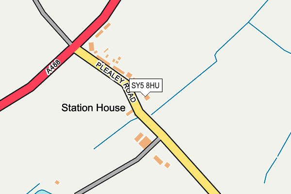 SY5 8HU map - OS OpenMap – Local (Ordnance Survey) SY5 8HU map - OS OpenMap – Local (Ordnance Survey)