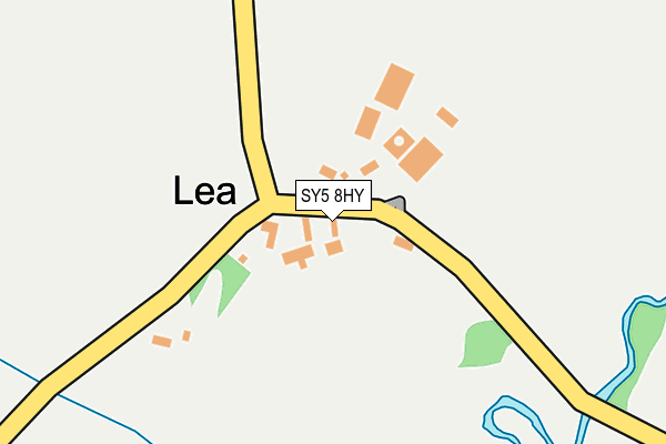 SY5 8HY map - OS OpenMap – Local (Ordnance Survey)