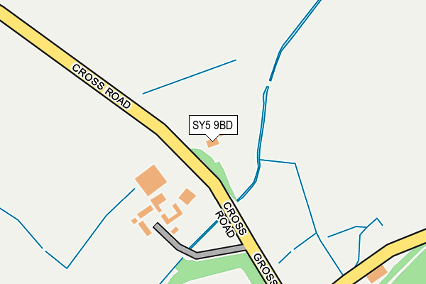SY5 9BD map - OS OpenMap – Local (Ordnance Survey) SY5 9BD map - OS OpenMap – Local (Ordnance Survey)