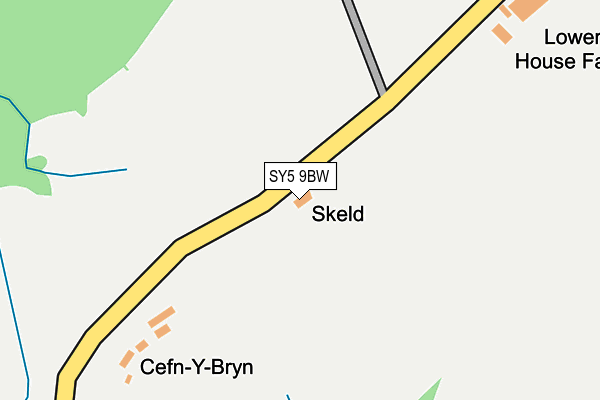 SY5 9BW map - OS OpenMap – Local (Ordnance Survey) SY5 9BW map - OS OpenMap – Local (Ordnance Survey)