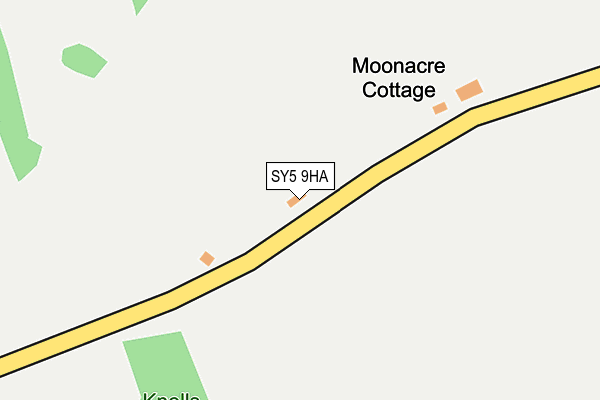 SY5 9HA map - OS OpenMap – Local (Ordnance Survey) SY5 9HA map - OS OpenMap – Local (Ordnance Survey)
