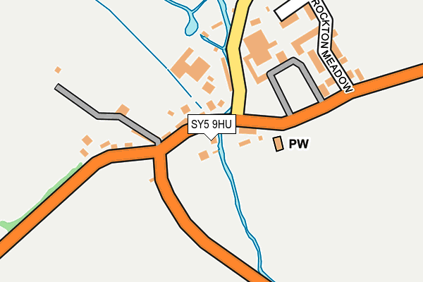 SY5 9HU map - OS OpenMap – Local (Ordnance Survey) SY5 9HU map - OS OpenMap – Local (Ordnance Survey)