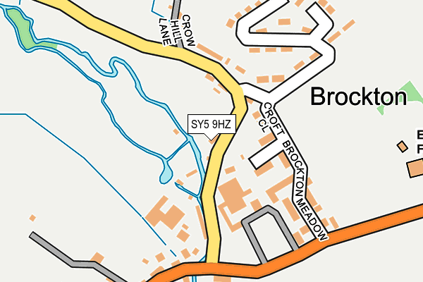 SY5 9HZ map - OS OpenMap – Local (Ordnance Survey) SY5 9HZ map - OS OpenMap – Local (Ordnance Survey)