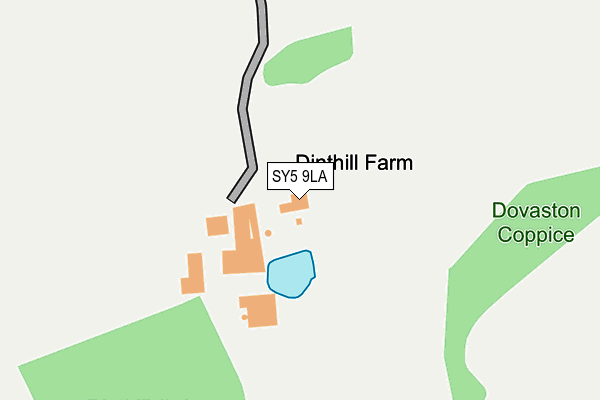 SY5 9LA map - OS OpenMap – Local (Ordnance Survey) SY5 9LA map - OS OpenMap – Local (Ordnance Survey)