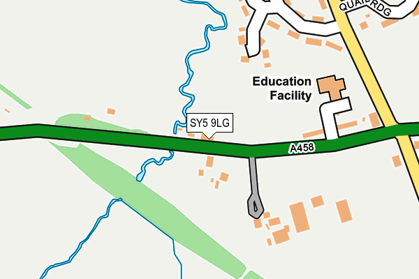SY5 9LG map - OS OpenMap – Local (Ordnance Survey) SY5 9LG map - OS OpenMap – Local (Ordnance Survey)
